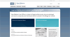 Desktop Screenshot of newbalkanslawoffice.com